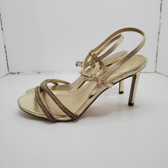 Sam Edelman Women's Daisie Sandal  Gold Size 8 M - Picture 9 of 11